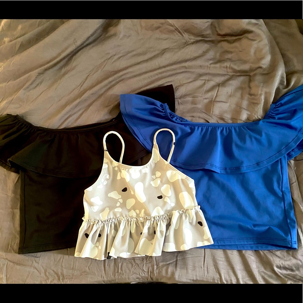 Kortni Jean mini 6/7 EUC/GUC swim tops